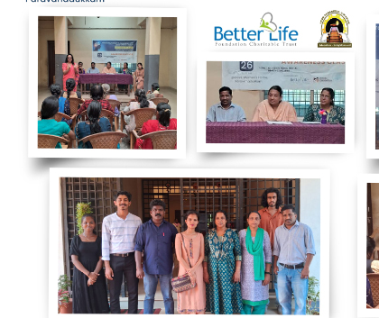 AWARENESS CLASS ON MENSTRUATION AND MENTAL HEALTH CONCERNS AT GOVT. WOMEN’S HOME PARAVANADUKKAM